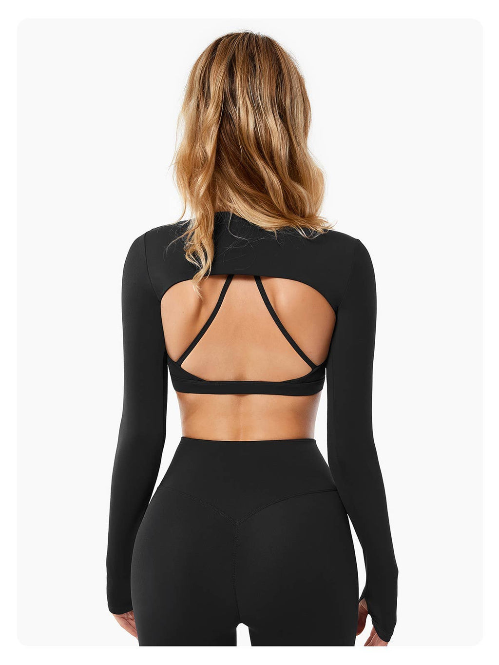 One Legacy Super Crop Long-Sleeve Active Top