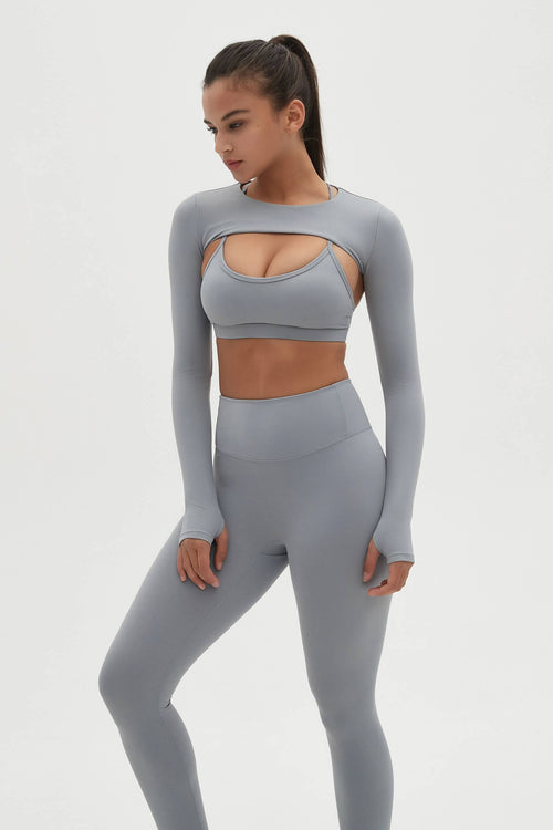One Legacy Super Crop Long-Sleeve Active Top