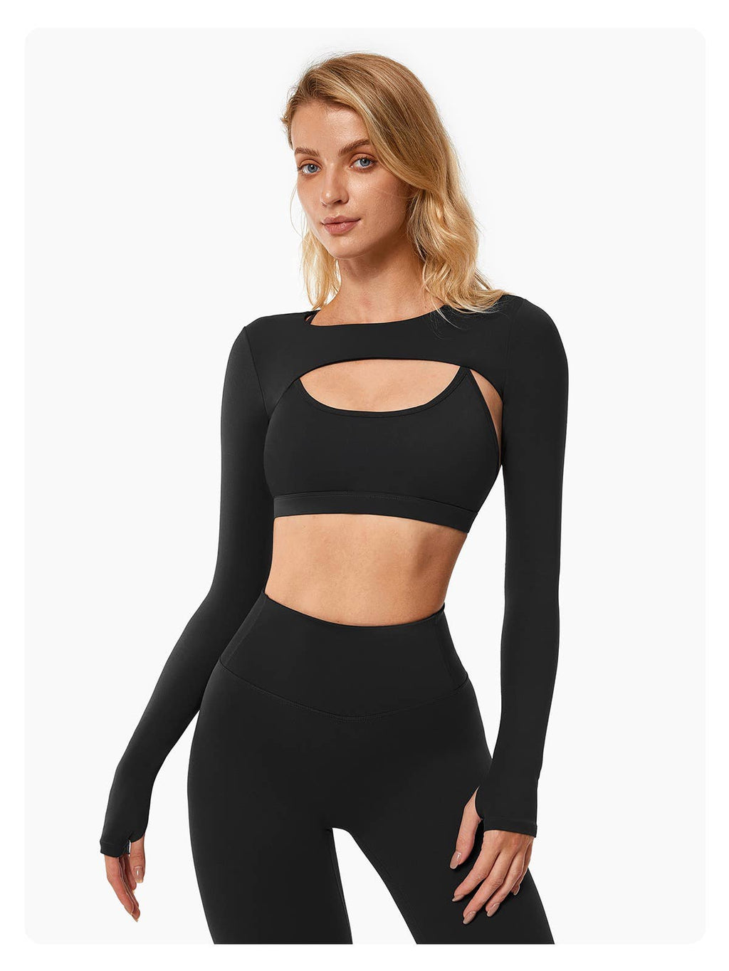 One Legacy Super Crop Long-Sleeve Active Top