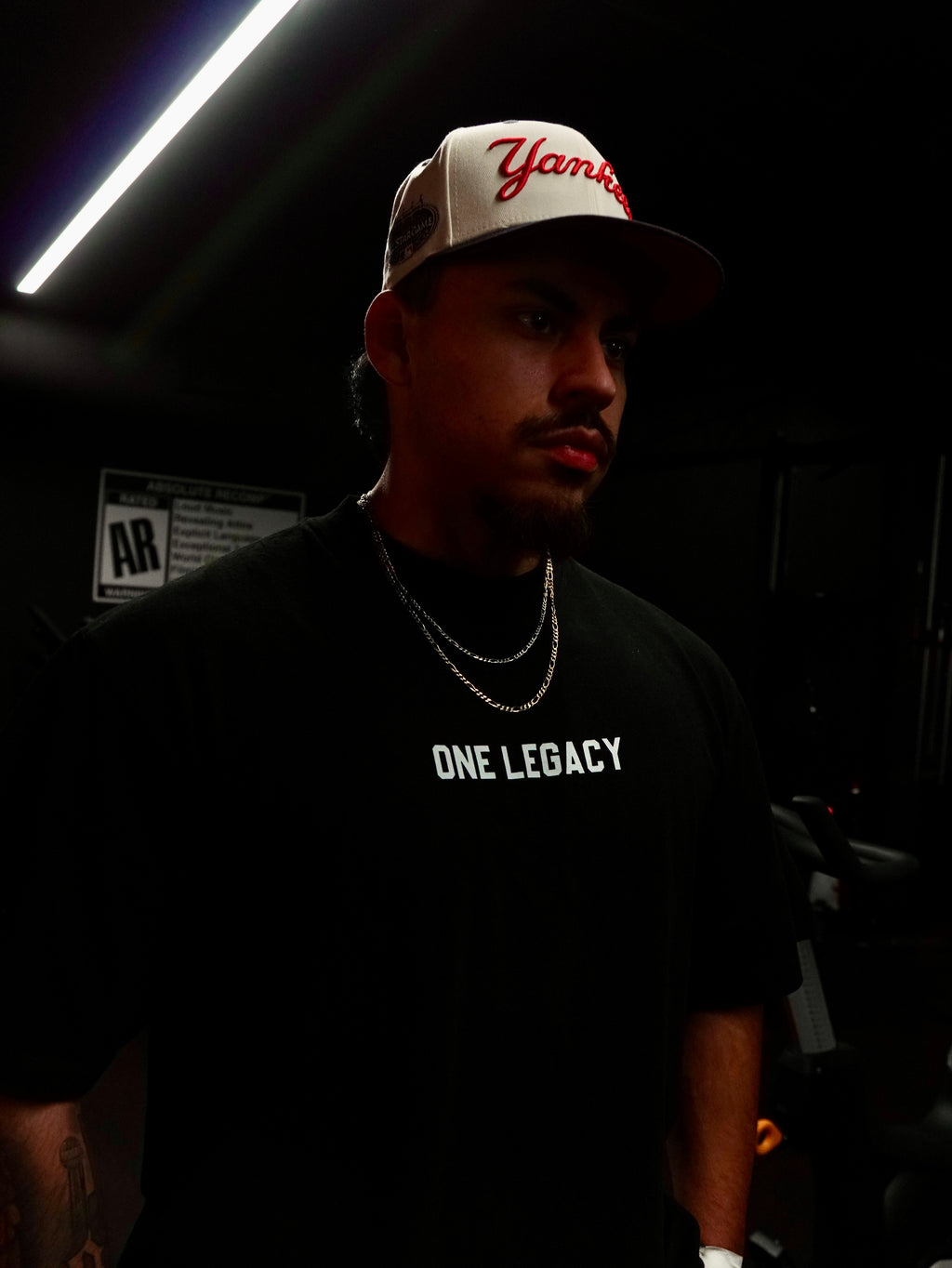 Unisex OL oversized high neck t-shirt