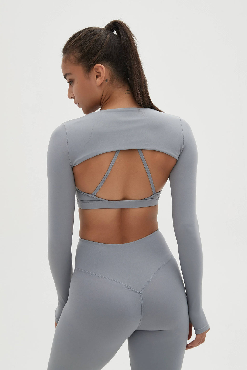 One Legacy Super Crop Long-Sleeve Active Top